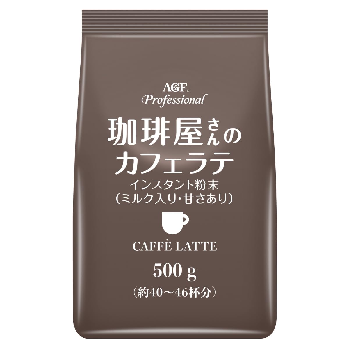 Amazon.co.jp: AGF プロフェッショナル 珈琲屋さんのカフェラテ 500g